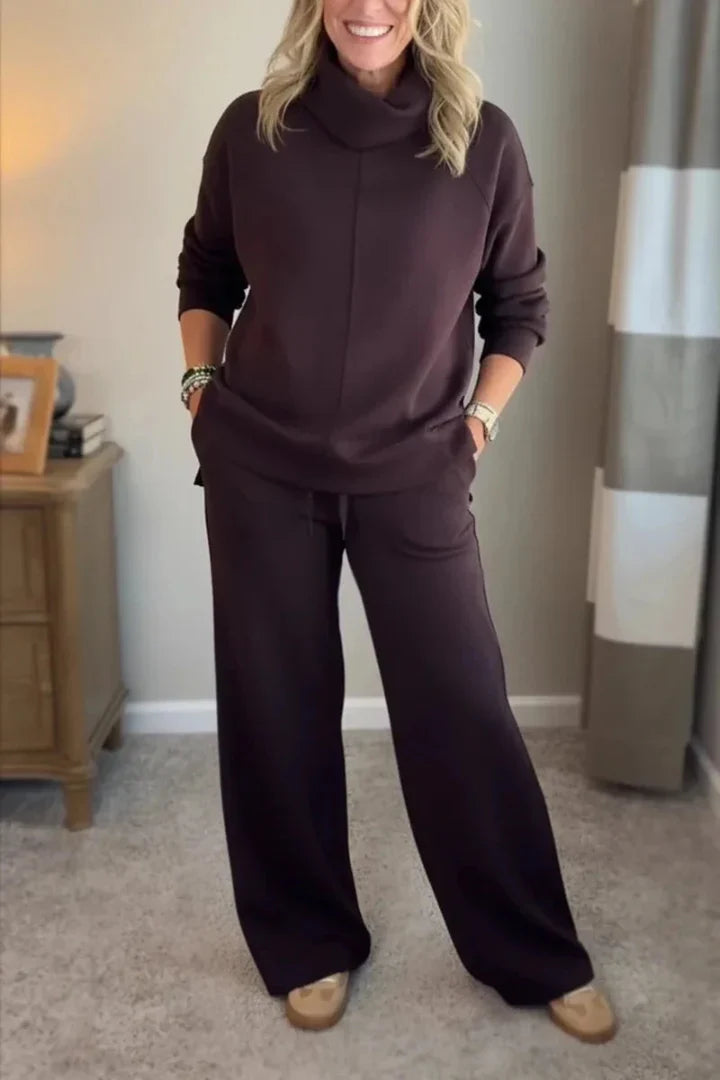 Colleen™ | Casual Turtle-neck 2 Piece