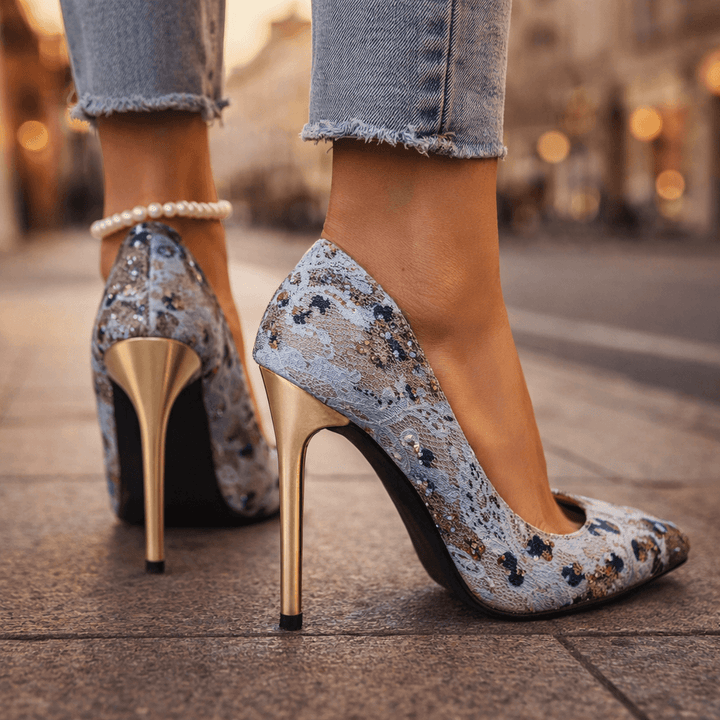 Aurora Bloom Heels
