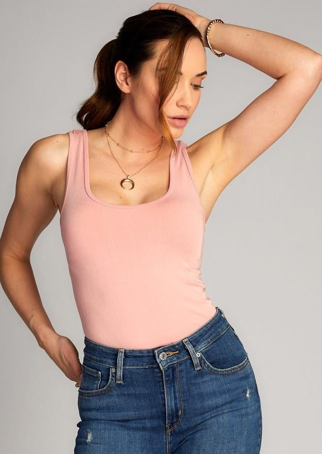 C'est Moi Bamboo Scoop Long Tank (15+ colours)
