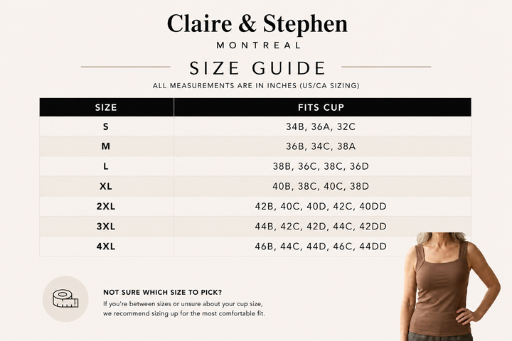 Roxanne | Built In Comfort Bra Tanktop