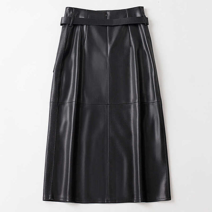 Vella Sheepskin Leather Skirt
