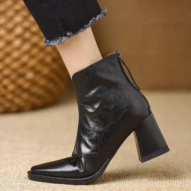 Noemi Leather Boots