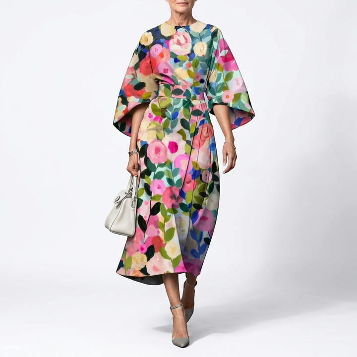 Michelle | Elegant Floral Dress